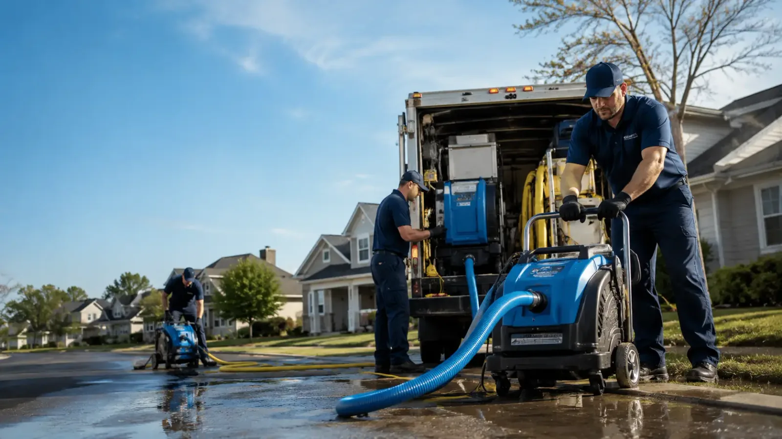 Flood Damage Cleanup in Oden, MI